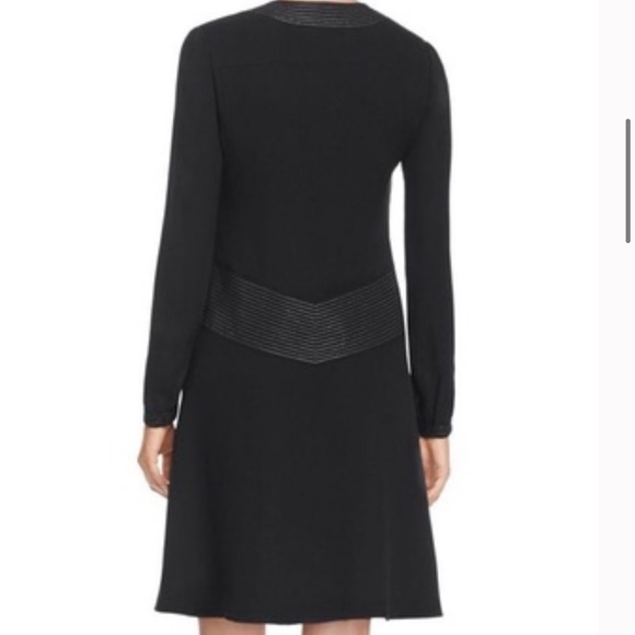 Tory Burch Varenne Embroidered Tunic Dress Black - Picture 2 of 6